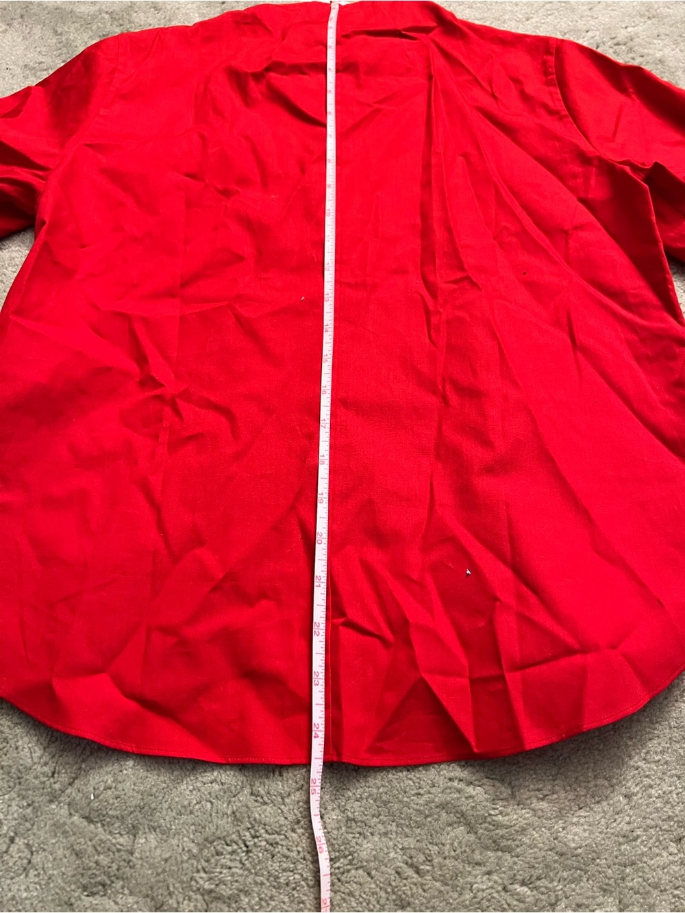 BNWT: noir kei ninomiya Red Button-Front Men/Womens Shirt - Picture 6 of 8